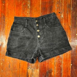 Vintage Y2K MGR Black High Waistes Shorts